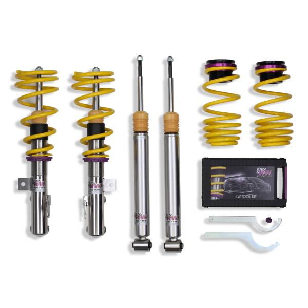 KW - KW KW Height Adjustable Stainless Steel Coilovers With Adjustable Rebound Damping