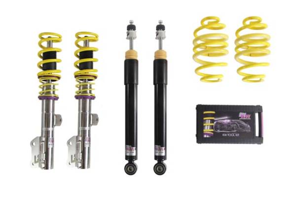 KW - KW KW Height Adjustable Stainless Steel Coilovers With Adjustable Rebound Damping