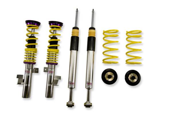 KW - KW KW Height Adjustable Stainless Steel Coilovers With Adjustable Rebound Damping