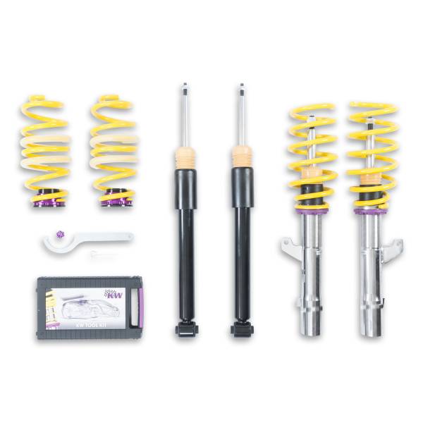 KW - KW Height adjustable stainless steel coilovers with adjustable rebound damping - 1528000N