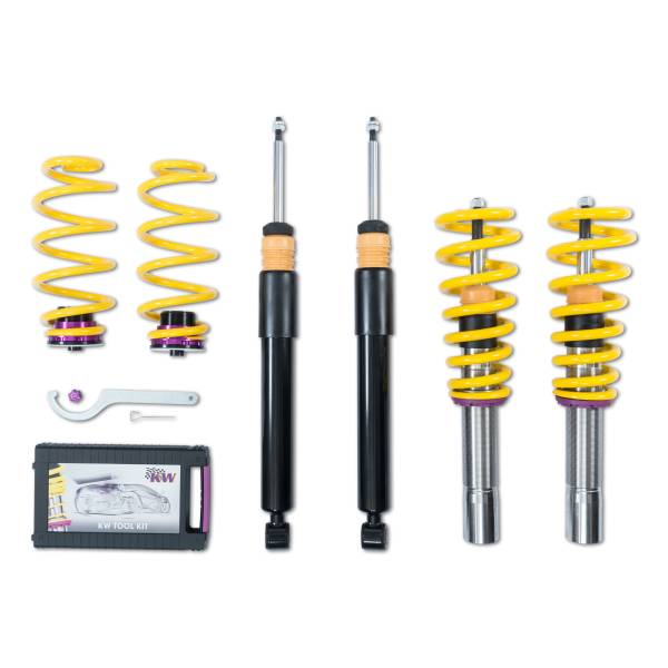 KW - KW Height adjustable stainless steel coilovers with adjustable rebound damping - 18010078