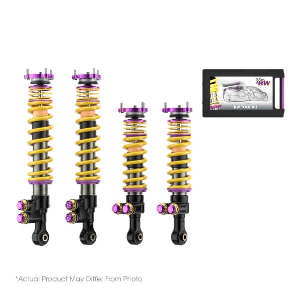 KW - KW4 Way Adjustable coilovers with low & high-speed compression & rebound control - 30901200FF