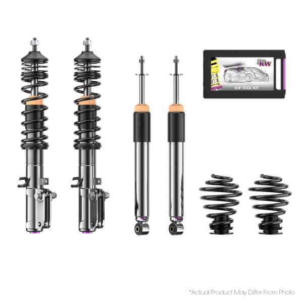 KW - KW Height Adjustable Coilovers with Independent Compression and Rebound Technology - 35210017-B