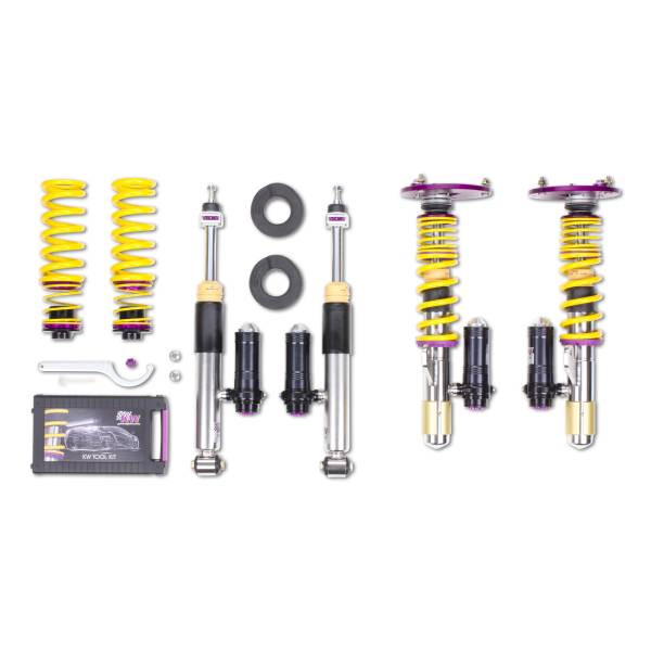 KW - KW Adjustable Coilovers, Aluminum Top Mounts, Independent Compression and Rebound 3522080D