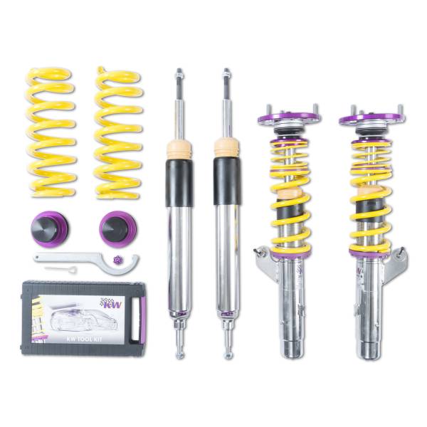 KW - KW Adjustable Coilovers, Aluminum Top Mounts, Independent Compression and Rebound - 35220839