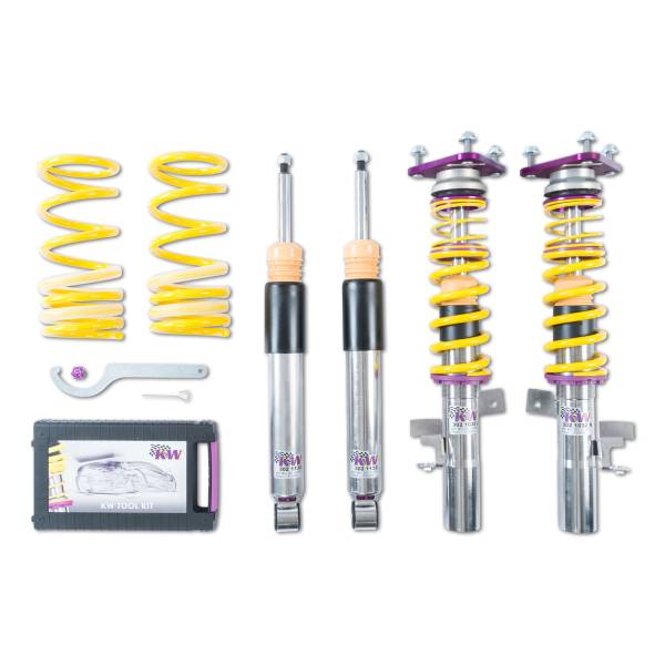 KW - KW KW Adjustable Coilovers, Aluminum Top Mounts, Independent Compression And Rebound