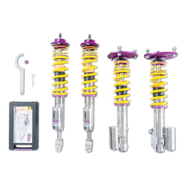 KW - KW KW Adjustable Coilovers, Aluminum Top Mounts, Independent Compression And Rebound