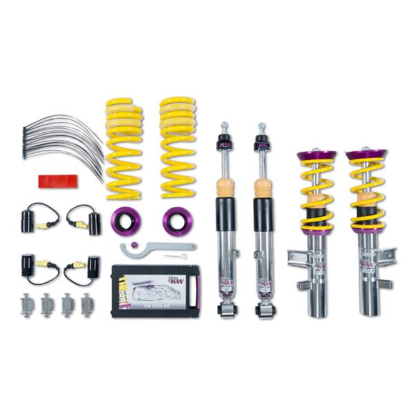 KW - KW KW Height Adjustable Coilovers With Independent Compression And Rebound Technology