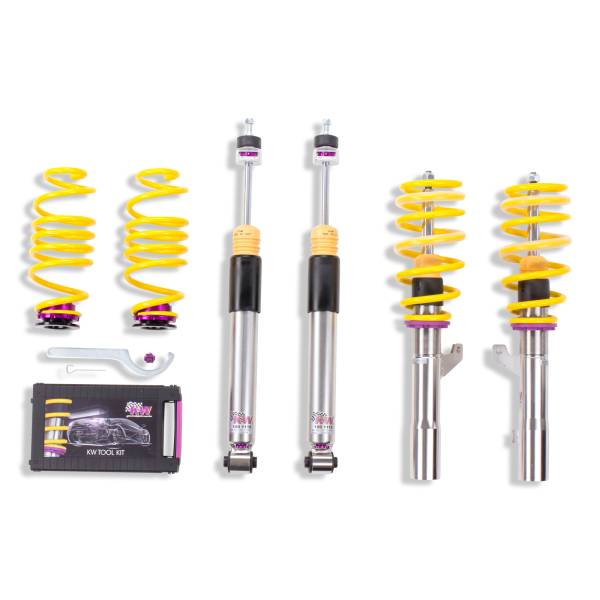 KW - KW Height Adjustable Coilovers with Independent Compression and Rebound Technology - 3528000N