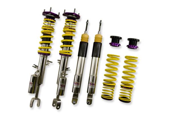 KW - KW KW Adjustable Coilovers, Aluminum Top Mounts, Independent Compression And Rebound