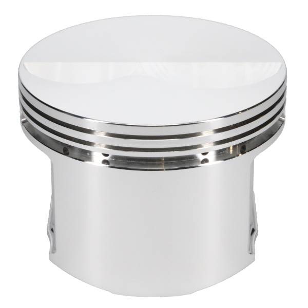 JE Pistons - JE Pistons Piston Set, 2618, Flat Top, 4.375 Bore, 1.113 CD, 0.990 Pin, Set of 8. - 213460