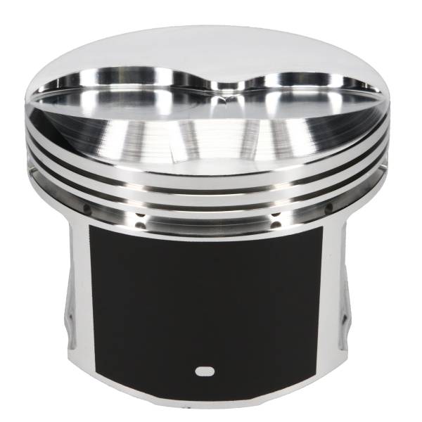 JE Pistons - JE Pistons Piston Set, 2618, Dome, 4.350 Bore, 1.858 CD, 0.990 Pin, Set of 8. - 213683