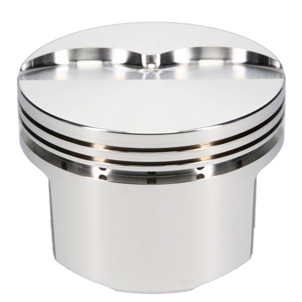 JE Pistons - JE Pistons Piston Set, 4032, Flat Top, 4.080 Bore, 1.670 CD, 0.975 Pin, Set of 8. 261496