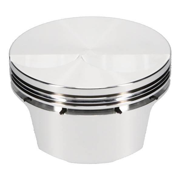 JE Pistons - JE Pistons Piston Set, 2618, Inv Dome/Dish, 3.898 Bore, 1.115 CD, 0.927 Pin, Set of 8. 326374