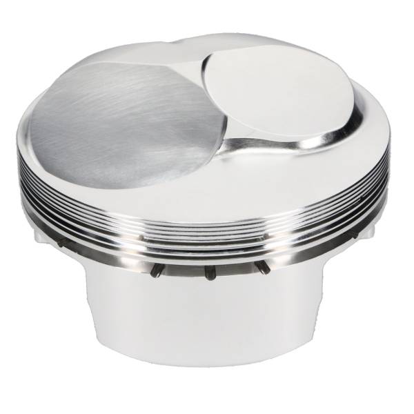 JE Pistons - JE Pistons Piston Set, 2618, Dome, 4.500 Bore, 1.060 CD, 0.990 Pin, Set of 8. 330120