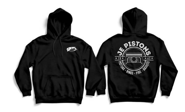 JE Pistons - JE Pistons JE Pistons, Hooded Sweatshirt, Pullover, Large - W1536L