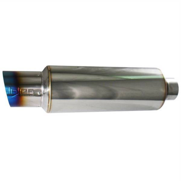 Injen - Injen 60MM Universal Muffler with Titanium Burnt Tip - SES225TT