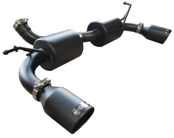 Injen - Injen Black Dual Exhaust System SES5004BLK