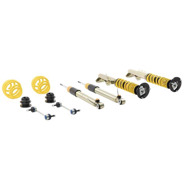 ST Suspensions - ST Suspensions Height and 3 Way Damping Adjustable Coilovers with Aluminum Top Mounts - 1820220812