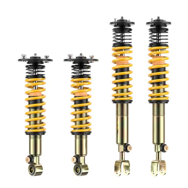 ST Suspensions - ST Suspensions Height and 3 Way Damping Adjustable Coilovers with Aluminum Top Mounts - 1820285812