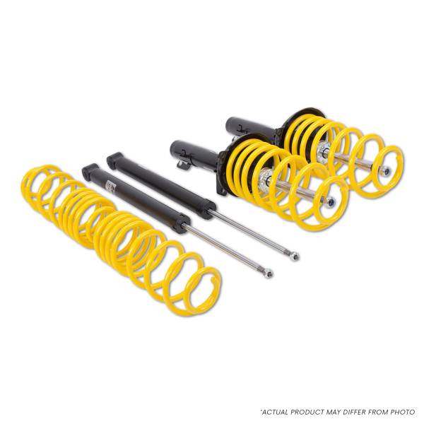 ST Suspensions - ST Suspensions Sport Tuned Shocks and OE Quality Multi Coated Steel Allow Lowering springs - 80026