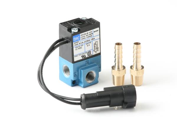 GFB Go Fast Bits - GFB Go Fast Bits G-FORCE 3-Port Solenoid (Inc 2 hosetails) - 3835