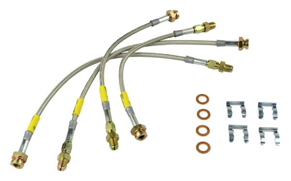 Goodridge - Goodridge G-STOP SS Braided Brake Line Kit 12201