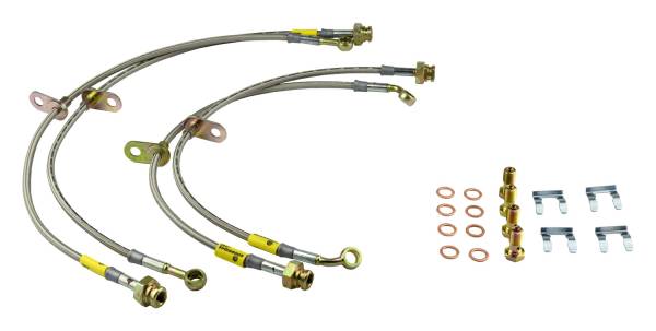 Goodridge - Goodridge G-STOP SS Braided Brake Line Kit 12219