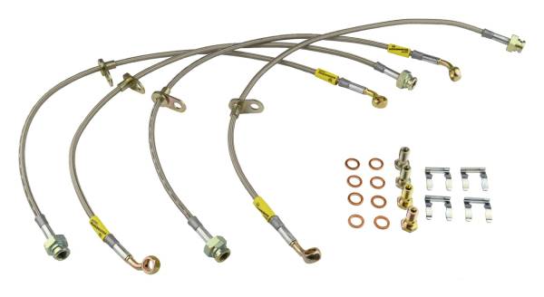 Goodridge - Goodridge G-STOP SS Braided Brake Line Kit 12220