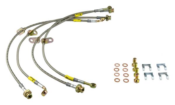 Goodridge - Goodridge G-STOP SS Braided Brake Line Kit 12227