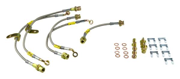 Goodridge - Goodridge G-STOP SS Braided Brake Line Kit 12238