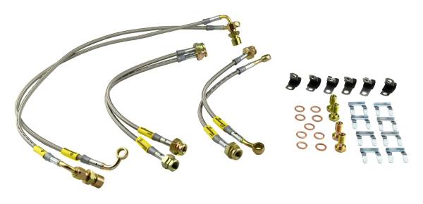 Goodridge - Goodridge G-STOP SS Braided Brake Line Kit 14196