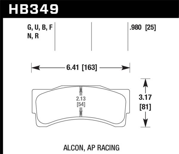 Hawk Performance - Hawk Performance HPS 5.0 Disc Brake Pad