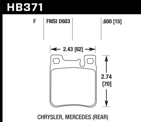 Hawk Performance - Hawk Performance HPS Disc Brake Pad