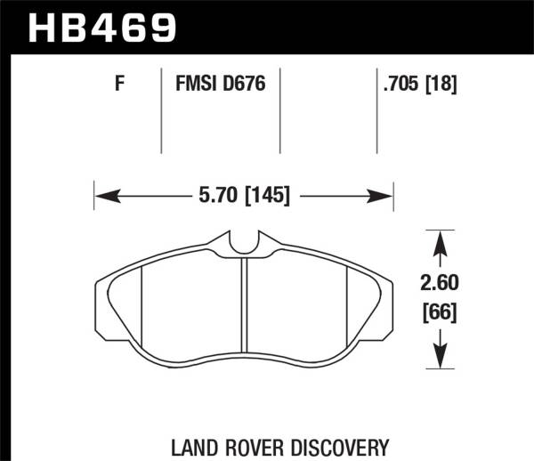 Hawk Performance - Hawk Performance HPS Disc Brake Pad