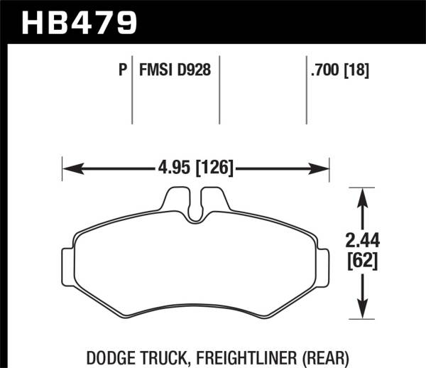 Hawk Performance - Hawk Performance SuperDuty Disc Brake Pad