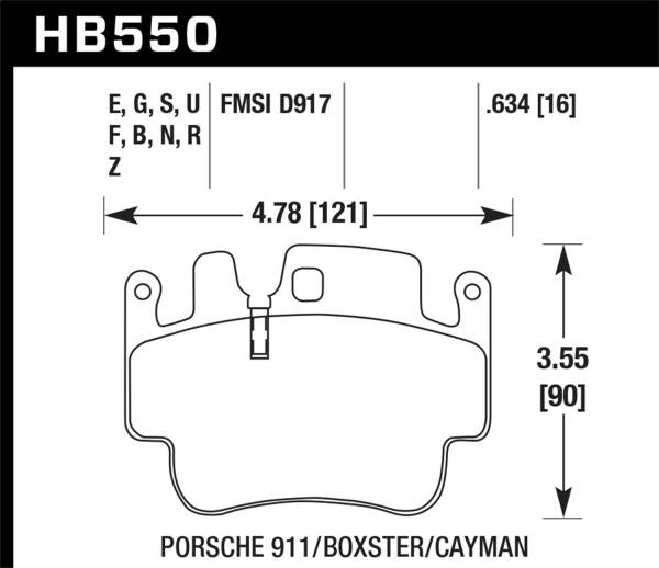 Hawk Performance - Hawk Performance DTC-60 Disc Brake Pad