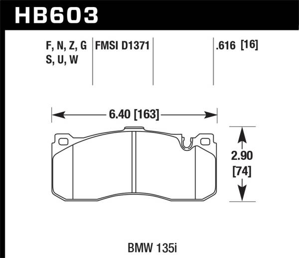 Hawk Performance - Hawk Performance HPS 5.0 Disc Brake Pad