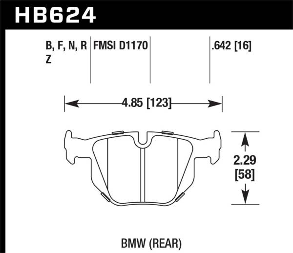 Hawk Performance - Hawk Performance HPS 5.0 Disc Brake Pad