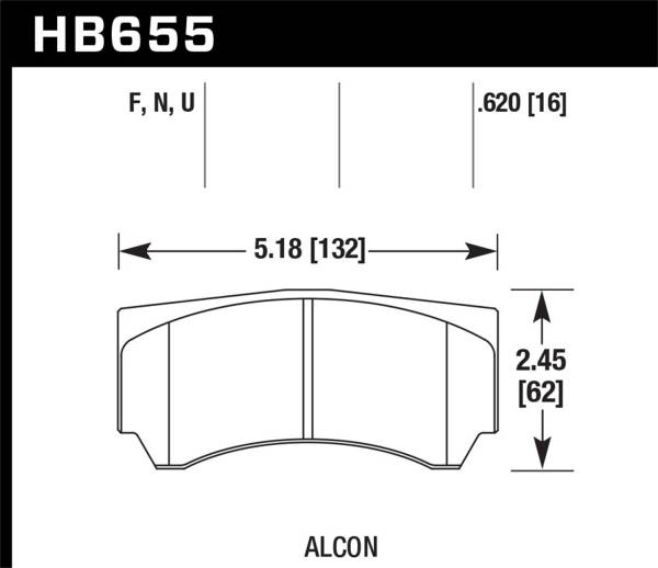 Hawk Performance - Hawk Performance HPS 5.0 Disc Brake Pad