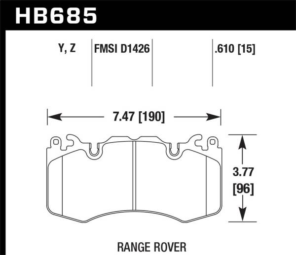 Hawk Performance - Hawk Performance LTS Disc Brake Pad