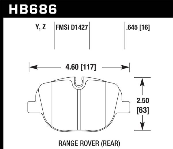 Hawk Performance - Hawk Performance LTS Disc Brake Pad