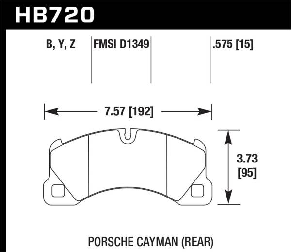 Hawk Performance - Hawk Performance HPS 5.0 Disc Brake Pad