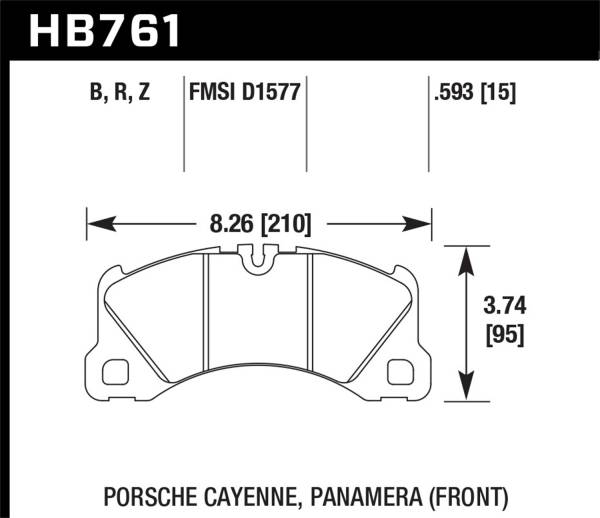 Hawk Performance - Hawk Performance HPS 5.0 Disc Brake Pad