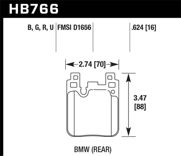 Hawk Performance - Hawk Performance HPS 5.0 Disc Brake Pad