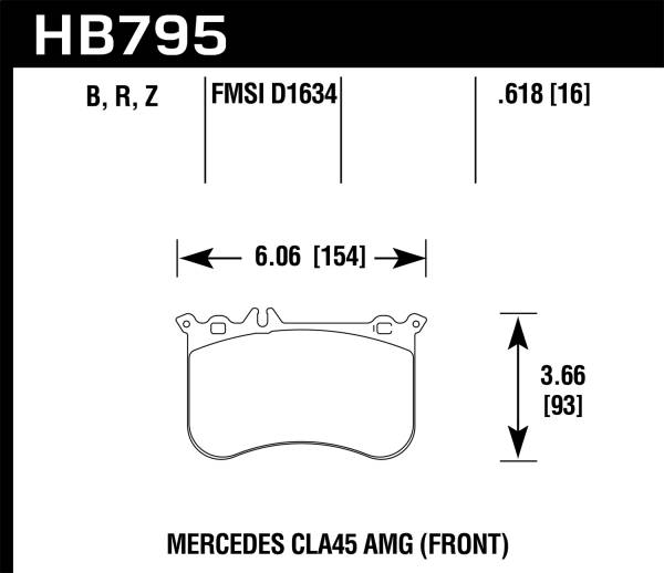 Hawk Performance - Hawk Performance HPS 5.0 Disc Brake Pad