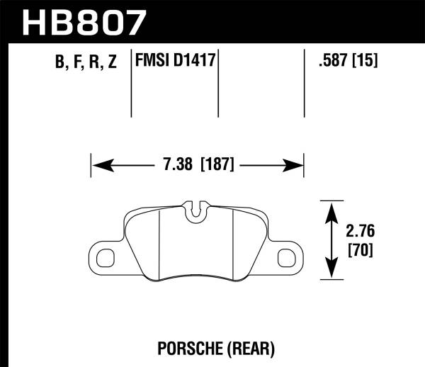 Hawk Performance - Hawk Performance HPS 5.0 Disc Brake Pad