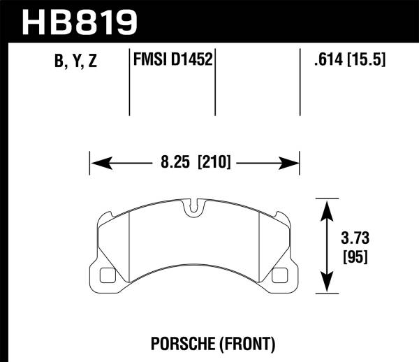 Hawk Performance - Hawk Performance HPS 5.0 Disc Brake Pad