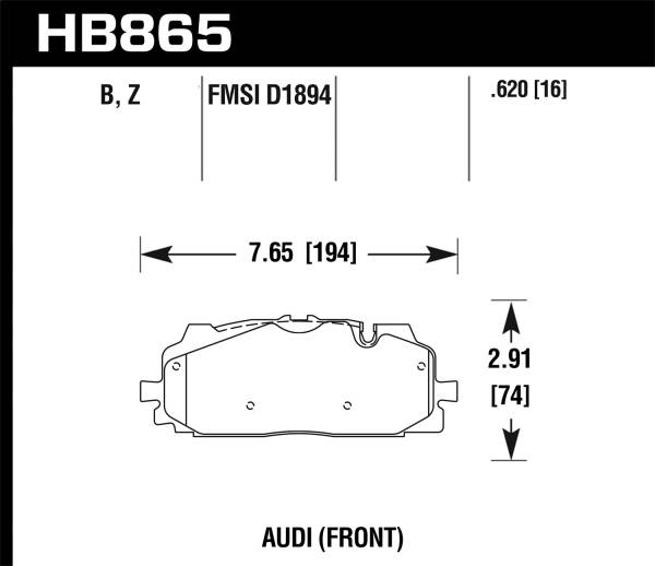 Hawk Performance - Hawk Performance HPS Disc Brake Pad