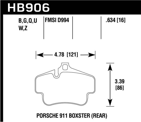 Hawk Performance - Hawk Performance HPS 5.0 Disc Brake Pad